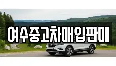 전라남도 여수시 둔덕동 중고차매입 전문 여수중고차매입판매