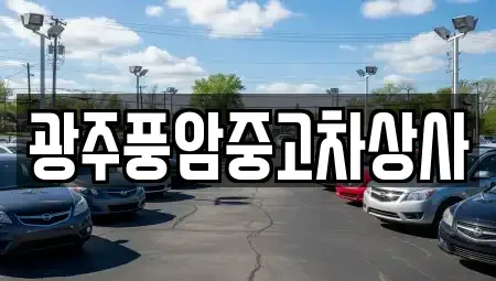 전라남도 장성군 남면 중고차매매 전문 광주풍암중고차상사