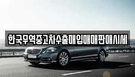 전라남도 장성군 남면 중고차매입 전문 한국무역중고차수출매입매매판매시세