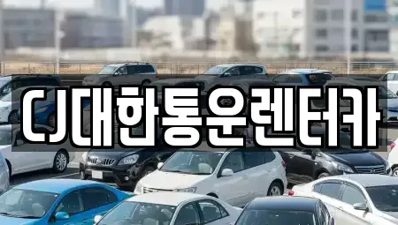 전북 군산시 장미동 렌트카 전문 CJ대한통운렌터카
