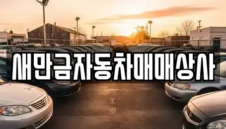 전북 군산시 장미동 중고차매매 전문 새만금자동차매매상사