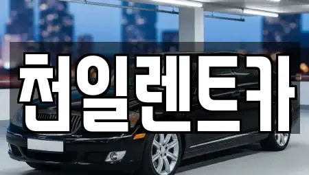 전북 익산시 신흥동 렌트카 전문 천일렌트카