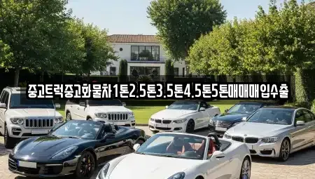 전북 익산시 신흥동 중고차 전문 중고트럭중고화물차1톤2.5톤3.5톤4.5톤5톤매매매입수출