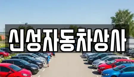 전북 정읍시 하모동 중고차매매 전문 신성자동차상사