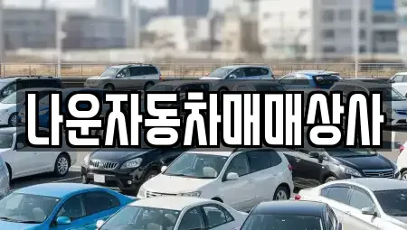 전북특별자치도 군산시 소룡동 중고차매매 전문 나운자동차매매상사