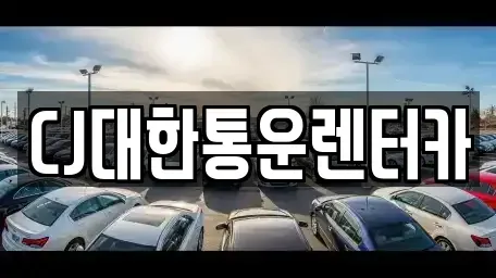 전북특별자치도 군산시 송풍동 렌트카 전문 CJ대한통운렌터카