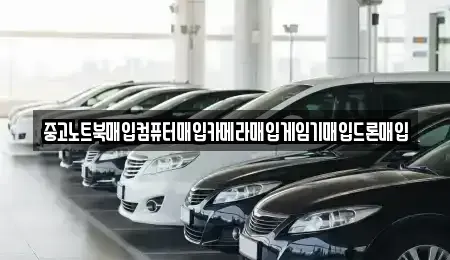 전북특별자치도 익산시 삼기면 중고차 전문 중고노트북매입컴퓨터매입카메라매입게임기매입드론매입