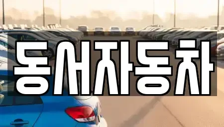 전북특별자치도 장수군 장계면 중고차 전문 동서자동차