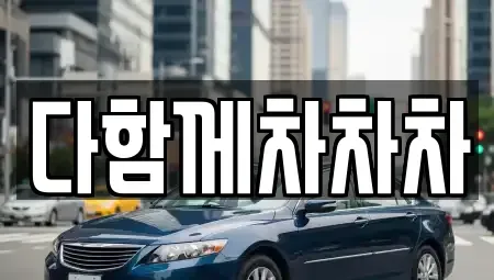 제주 제주시 회천동 중고차매매 전문 다함께차차차