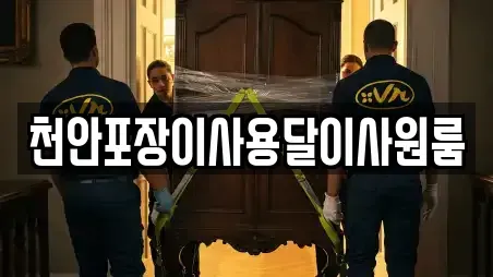 천안포장이사용달이사원룸
