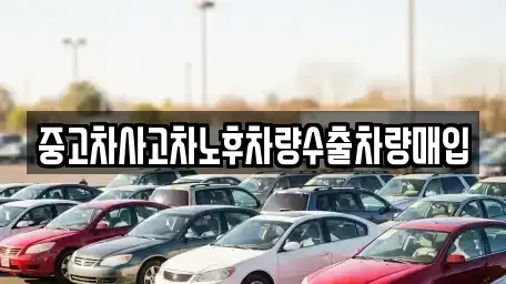 충남 공주시 금성동 중고차 전문 중고차사고차노후차량수출차량매입