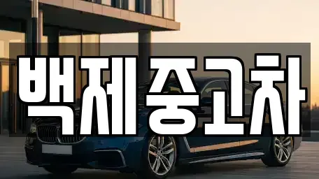 충남 공주시 금흥동 중고차매매 전문 백제중고차