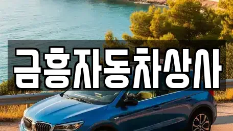 충남 공주시 송선동 중고차 전문 금흥자동차상사