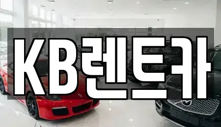 충남 논산시 덕지동 렌트카 전문 KB렌트카