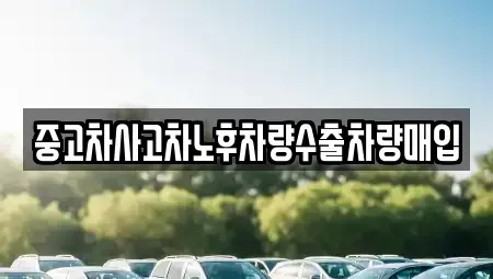 충남 논산시 상월면 중고차매매 전문 중고차사고차노후차량수출차량매입