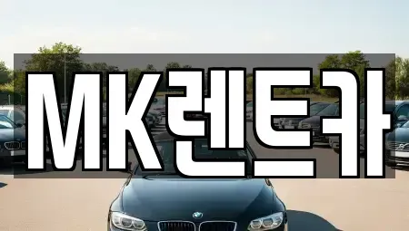 충남 당진시 송악읍 렌트카 전문 MK렌트카