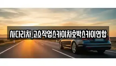 충북 단양군 단성면 중고차매입 전문 사다리차,고소작업스카이차호박스카이연합