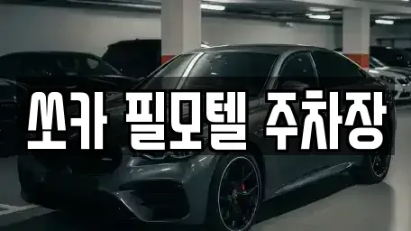 충북 제천시 중앙로2가 렌트카 전문 쏘카 필모텔 주차장