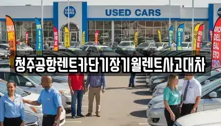 충북 청주시 단기렌트카 전문 청주공항렌트카단기장기월렌트사고대차