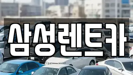 충북 청주시 상당구 명암동 렌트카 전문 삼성렌트카