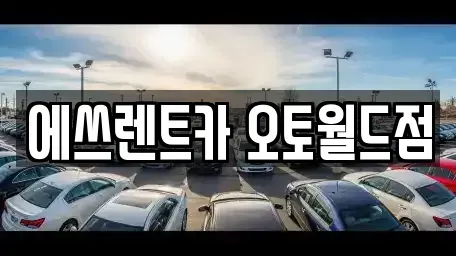 충북 청주시 상당구 명암동 렌트카 전문 에쓰렌트카 오토월드점