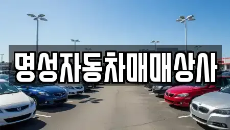 충북 청주시 상당구 명암동 중고차매매 전문 명성자동차매매상사