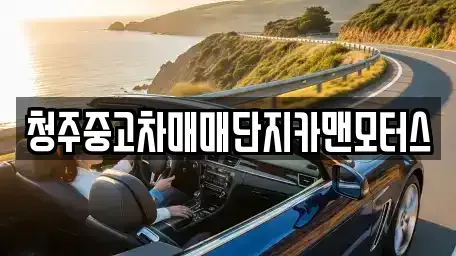 충북 청주시 중고차 전문 청주중고차매매단지카맨모터스