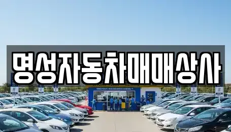 충북 청주시 중고차매매 전문 명성자동차매매상사