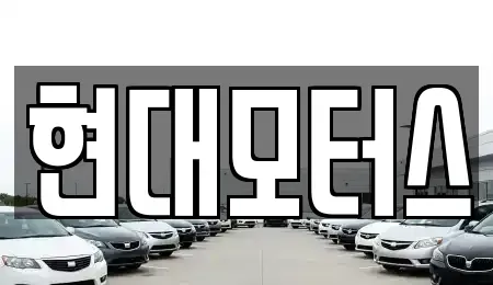 충북 청주시 중고차매매 전문 현대모터스