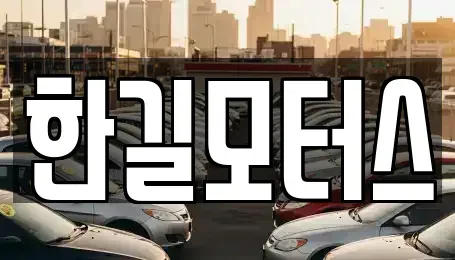 충북 청주시 청원구 주성동 중고차매매 전문 한길모터스