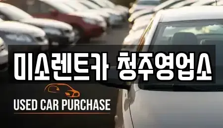 충북 청주시 흥덕구 렌트카 전문 미소렌트카 청주영업소