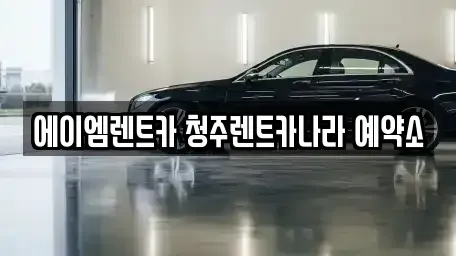 충북 청주시 흥덕구 렌트카 전문 에이엠렌트카 청주렌트카나라 예약소