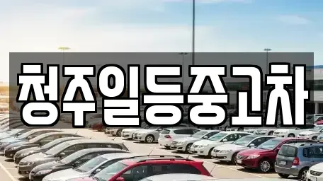충북 청주시 흥덕구 중고차 전문 청주일등중고차
