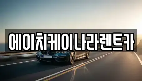 충청남도 계룡시 신도안면 렌트카 전문 에이치케이나라렌트카