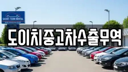 충청남도 계룡시 신도안면 중고차 전문 도이치중고차수출무역