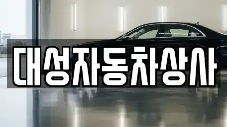 충청남도 공주시 신관동 중고차 전문 대성자동차상사