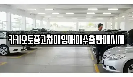 충청남도 공주시 신관동 중고차매입 전문 카카오토중고차매입매매수출판매시세