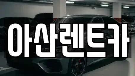 충청남도 공주시 유구읍 렌트카 전문 아산렌트카