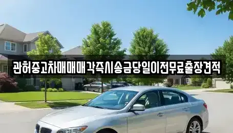 충청남도 공주시 유구읍 중고차매매 전문 관허중고차매매매각즉시송금당일이전무료출장견적