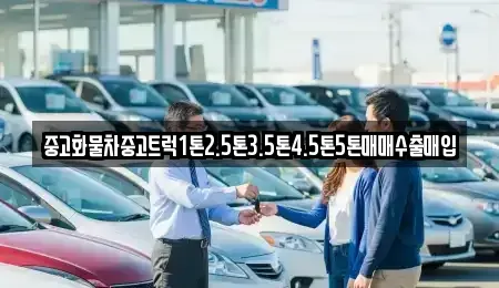 충청남도 당진시 합덕읍 중고차매입 전문 중고화물차중고트럭1톤2.5톤3.5톤4.5톤5톤매매수출매입