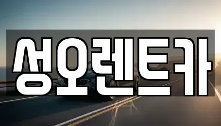 충청남도 천안시 동남구 용곡동 렌트카 전문 성오렌트카
