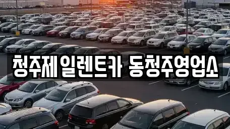 충청북도 보은군 렌트카 전문 청주제일렌트카 동청주영업소