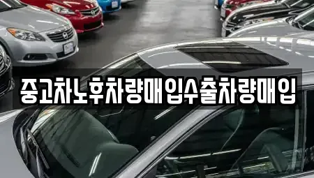 충청북도 영동군 영동읍 중고차매매 전문 중고차노후차량매입수출차량매입