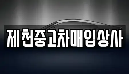 충청북도 제천시 신백동 중고차매입 전문 제천중고차매입상사