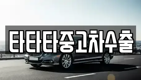충청북도 청주시 상당구 남문로1가 중고차매매 전문 타타타중고차수출