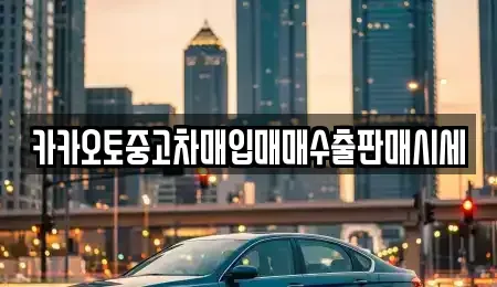 충청북도 청주시 상당구 남문로1가 중고차매입 전문 카카오토중고차매입매매수출판매시세