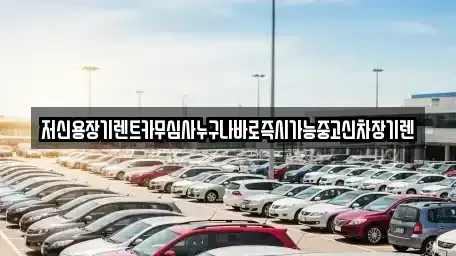 충청북도 청주시 장기렌트카 전문 저신용장기렌트카무심사누구나바로즉시가능중고신차장기렌