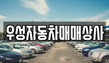 충청북도 청주시 중고차 전문 우성자동차매매상사